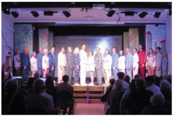 Whole cast finale The Pajama Game